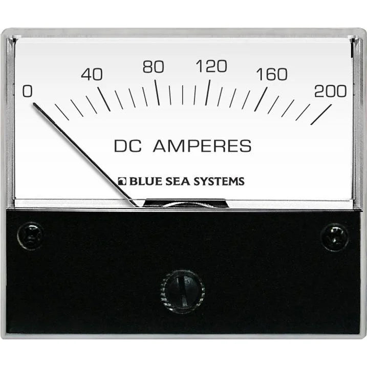 Blue Sea Systems DC Analog Ammeter, 2.75 in Face, 12V/24V DC Backlight — Quality Boat Parts