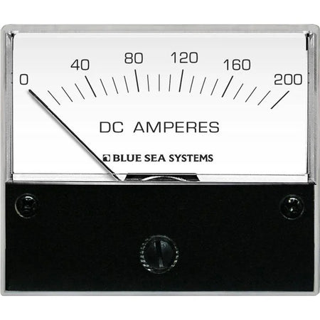 Blue Sea Systems DC Analog Ammeter, 2.75 in Face, 12V/24V DC Backlight — Quality Boat Parts