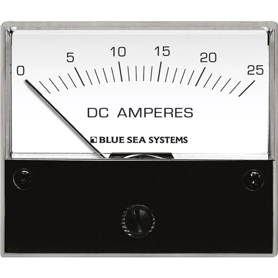 Blue Sea Systems DC Analog Ammeter, 2.75 in Face, 12V/24V DC Backlight — Quality Boat Parts