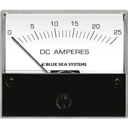 Blue Sea Systems DC Analog Ammeter, 2.75 in Face, 12V/24V DC Backlight — Quality Boat Parts