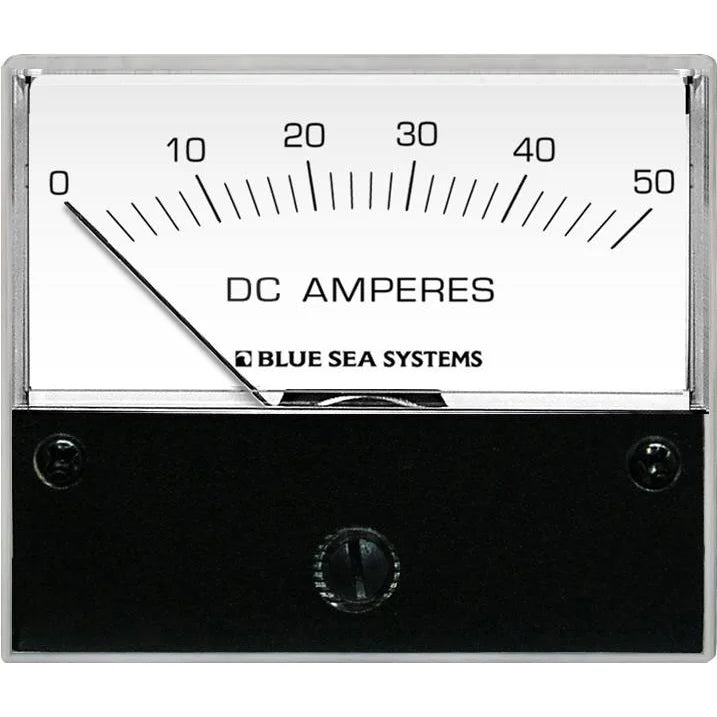Blue Sea Systems DC Analog Ammeter, 2.75 in Face, 12V/24V DC Backlight — Quality Boat Parts