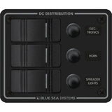 Blue Sea Systems Contura Water Resistant DC Circuit Breaker Panel, 12/24V, IP66 — Quality Boat Parts