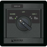 Blue Sea Systems 360 Panel AC Rotary Source Selector Module, Single Output, Red Reverse Polarity LEDs, Green Power Available LEDs — Quality Boat Parts