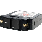 Blue Sea Systems A-Series Single Pole Flat Rocker Circuit Breaker, AC/DC, Magnetic Hydraulic, Trip-Free — Quality Boat Parts