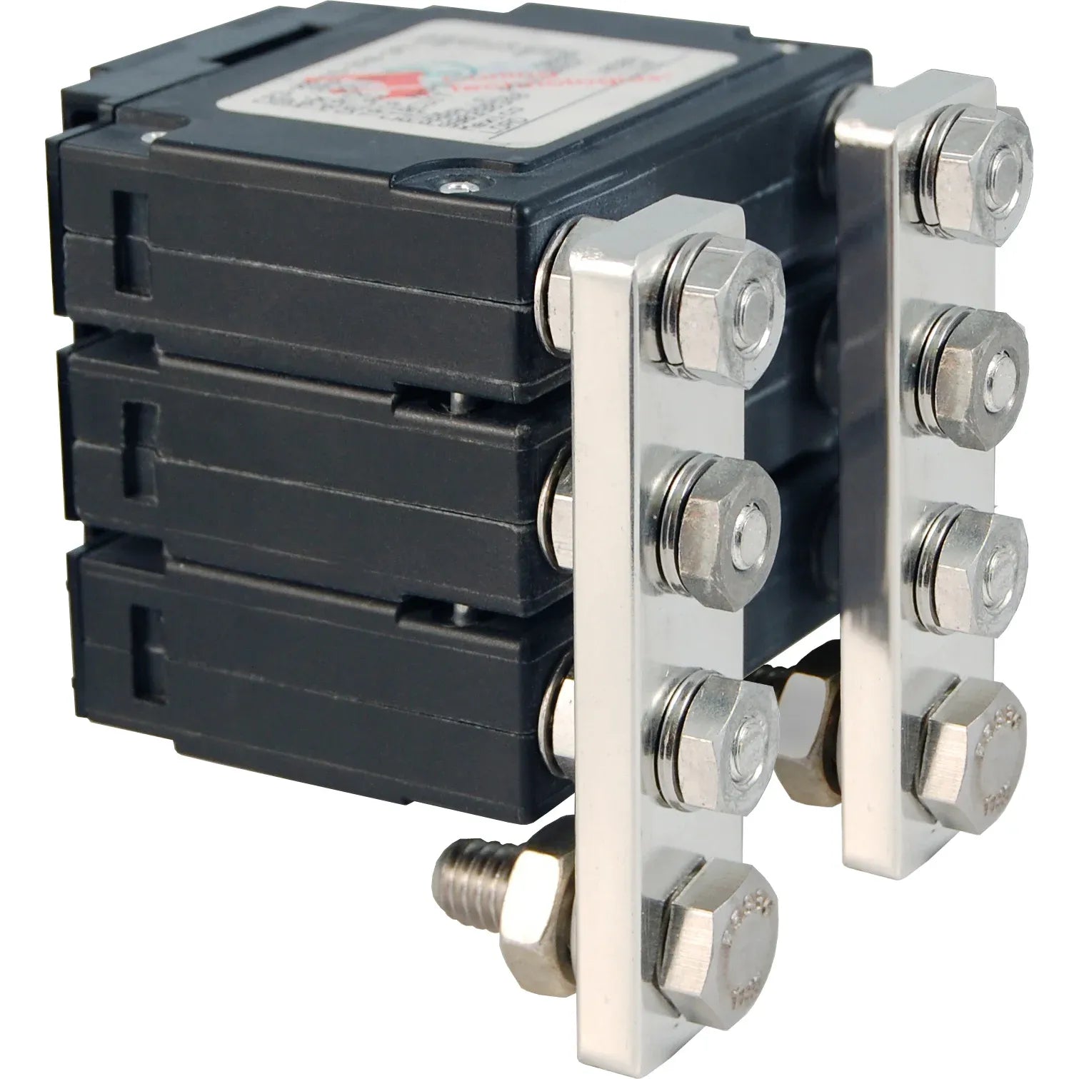 Blue Sea Systems C-Series Flat Rocker Circuit Breaker, Triple Pole, 48V DC — Quality Boat Parts