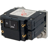 Blue Sea Systems C-Series Flat Rocker Circuit Breaker, Double Pole, 48V DC, Magnetic Hydraulic, Trip-Free — Quality Boat Parts