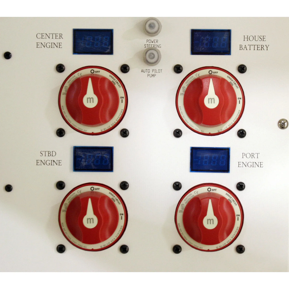 Blue Sea Systems m-Series Mini Single Circuit ON-OFF Battery Switch with Knob, 48V DC, 300A — Quality Boat Parts