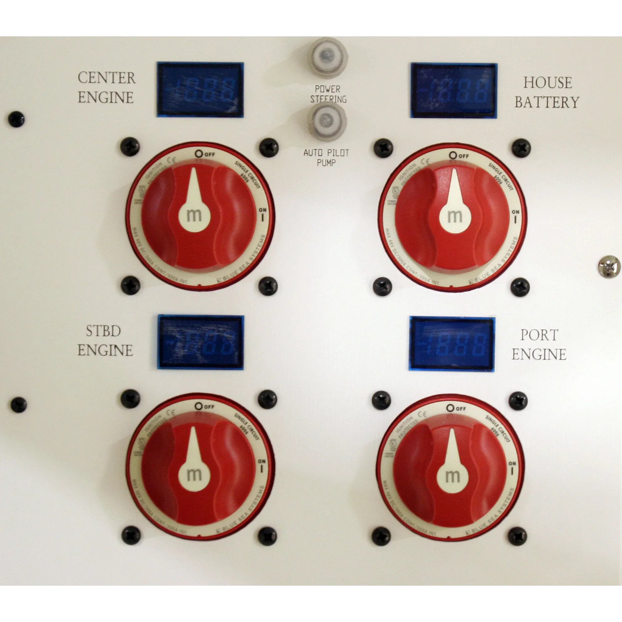Blue Sea Systems m-Series Mini Single Circuit ON-OFF Battery Switch with Knob, 48V DC, 300A — Quality Boat Parts