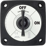 Blue Sea Systems m-Series Mini Battery Switch with Key, Single Circuit ON-OFF, 48V DC, 300A Continuous — Quality Boat Parts