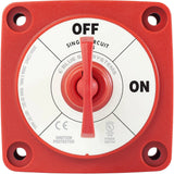 Blue Sea Systems m-Series Mini Battery Switch with Key, Single Circuit ON-OFF, 48V DC, 300A Continuous — Quality Boat Parts