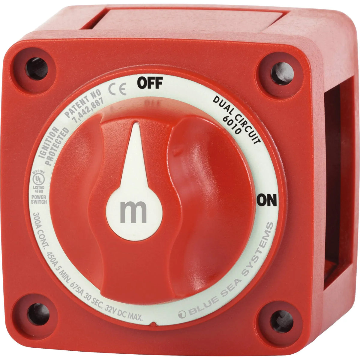 Blue Sea Systems m-Series Mini Dual Circuit Battery Switch, 32V DC, 300A — Quality Boat Parts