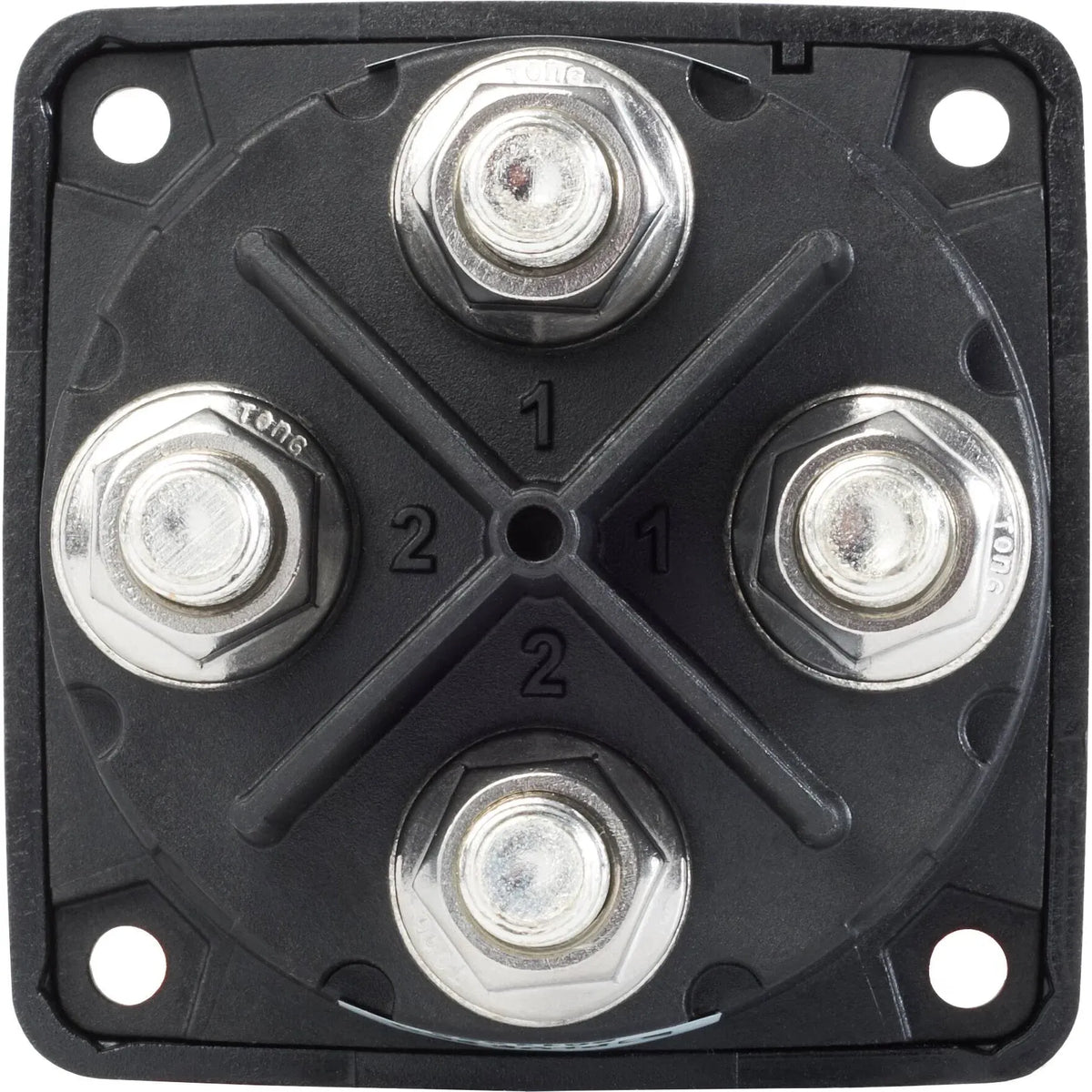 Blue Sea Systems m-Series Mini Dual Circuit Plus Battery Switch, 32V DC, 300A, 3 Position — Quality Boat Parts