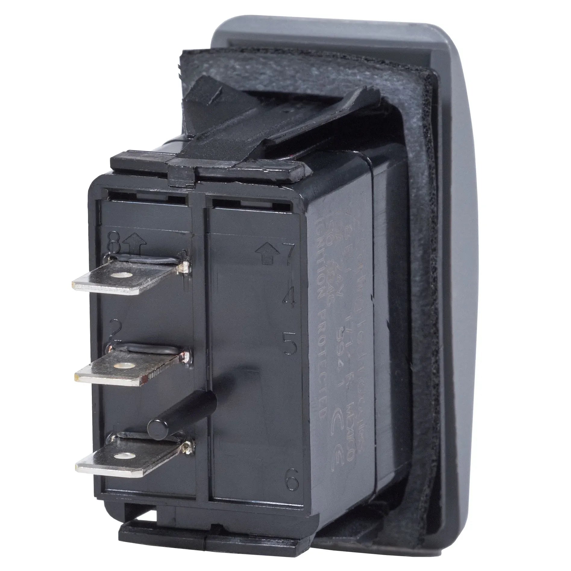 Blue Sea Systems Contura III Water Resistant Rocker Switch, 20A @ 12V, 15A @ 24V — Quality Boat Parts
