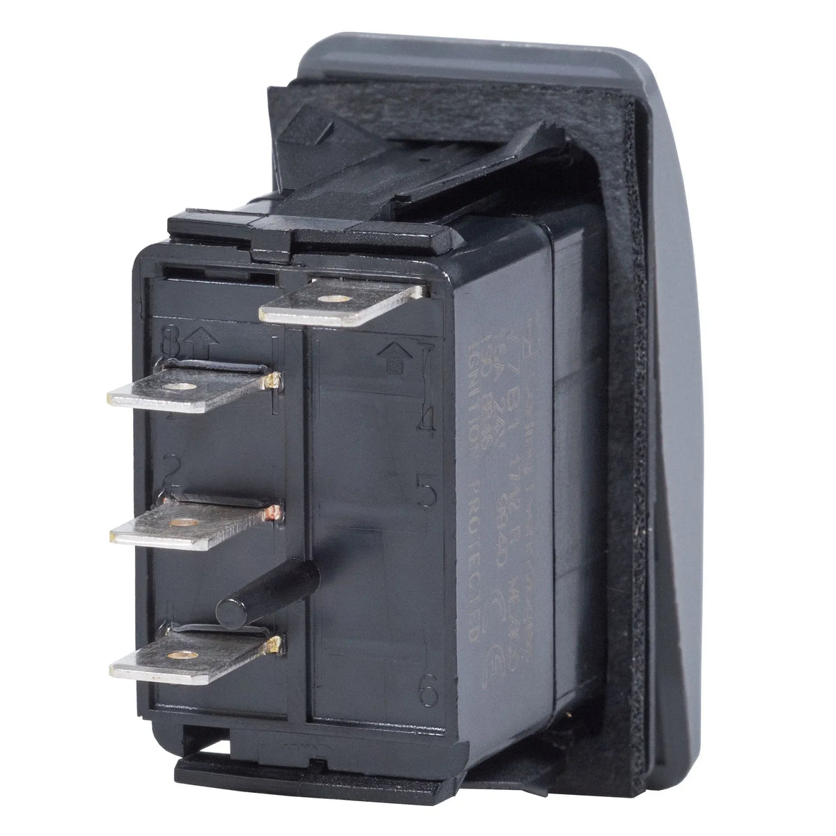 Blue Sea Systems Contura III Water Resistant Rocker Switch, 20A @ 12V, 15A @ 24V — Quality Boat Parts