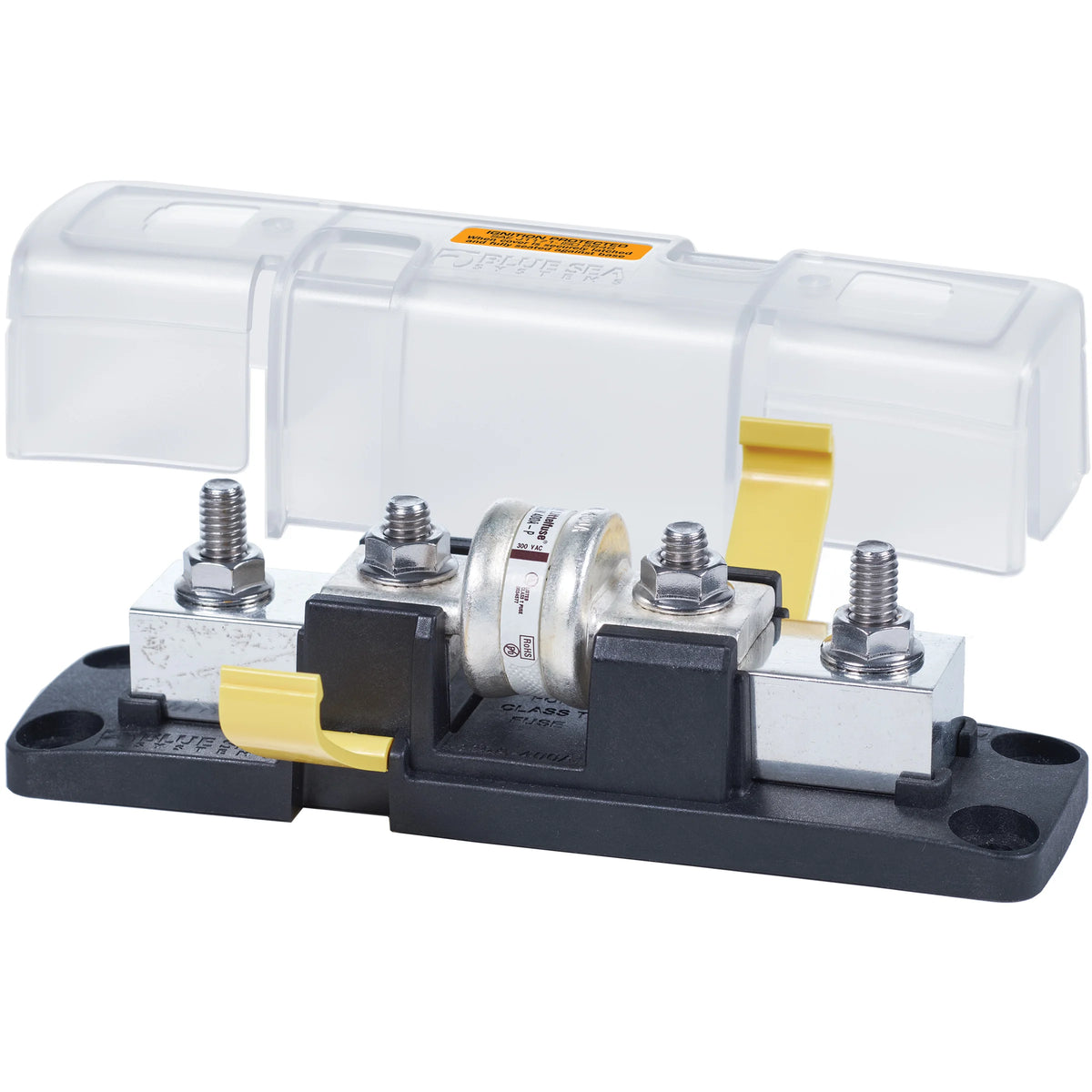 Blue Sea Systems Class T Fuse Block with Insulating Cover, 160V DC — Quality Boat Parts