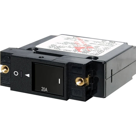 Blue Sea Systems A-Series Restricted Off Flat Rocker Circuit Breaker, Single Pole, AC/DC — Quality Boat Parts