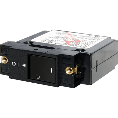 Blue Sea Systems A-Series Restricted Off Flat Rocker Circuit Breaker, Single Pole, AC/DC — Quality Boat Parts