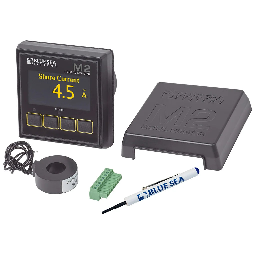 Blue Sea Systems M2 OLED Digital Monitor, IP66 — Quality Boat Parts