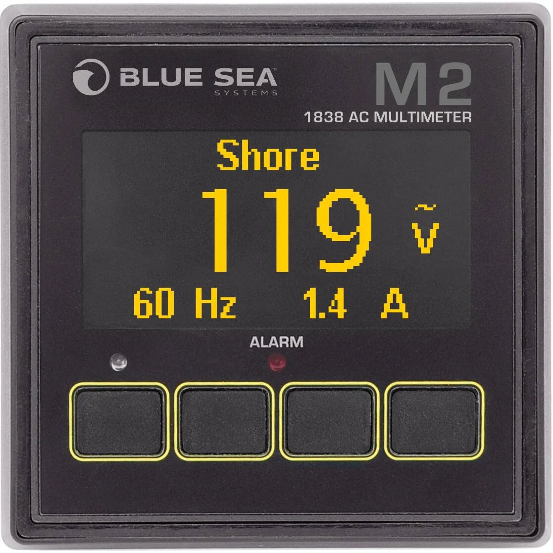 Blue Sea Systems M2 OLED Digital Monitor, IP66 — Quality Boat Parts