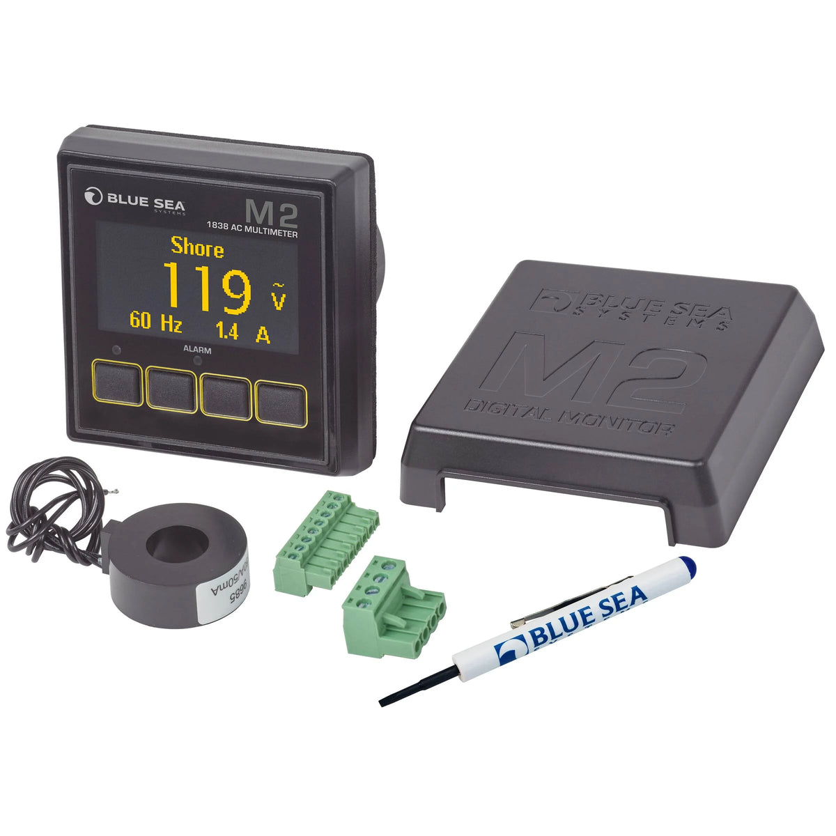 Blue Sea Systems M2 OLED Digital Monitor, IP66 — Quality Boat Parts
