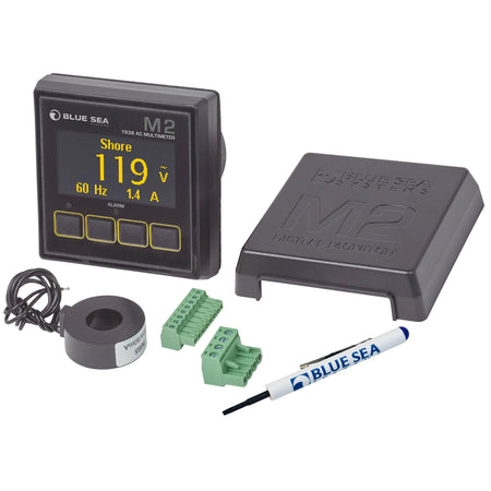 Blue Sea Systems M2 OLED Digital Monitor, IP66 — Quality Boat Parts