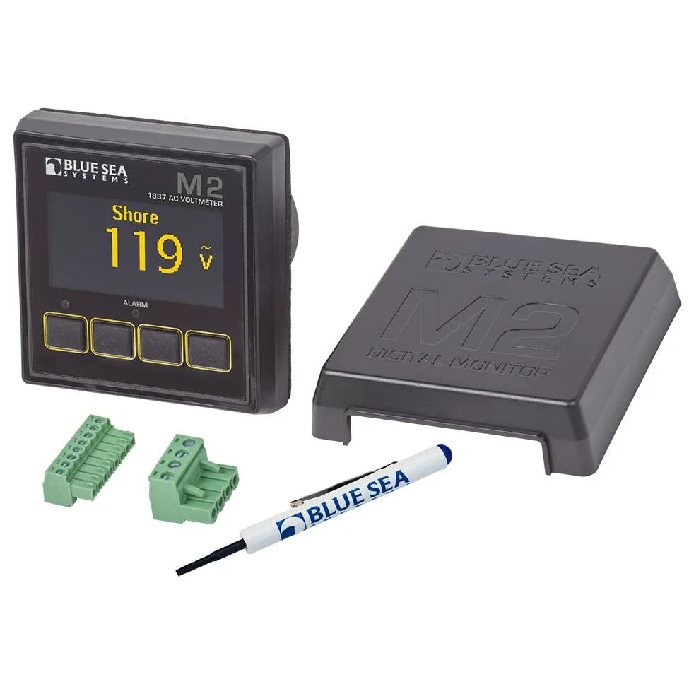 Blue Sea Systems M2 OLED Digital Monitor, IP66 — Quality Boat Parts