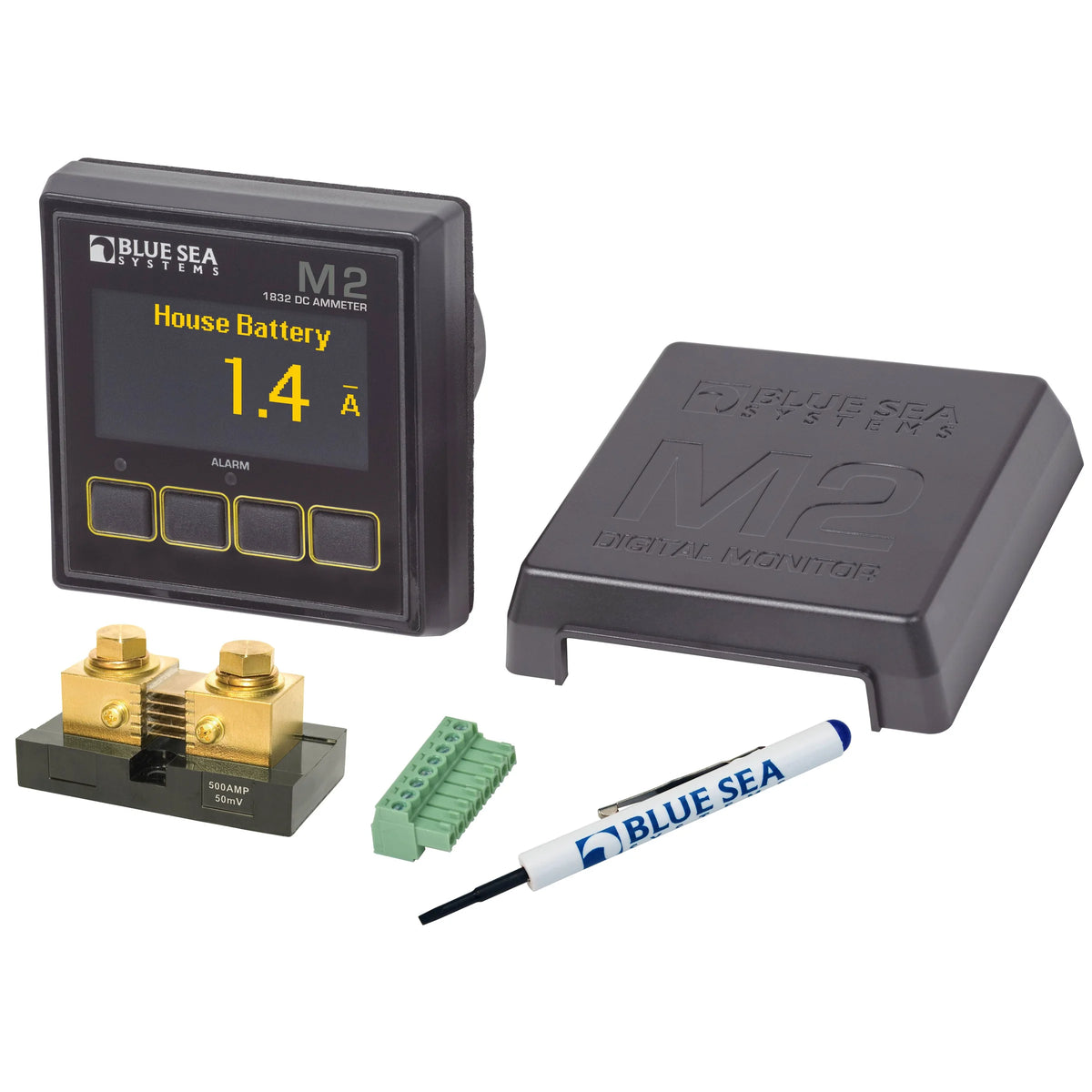 Blue Sea Systems M2 OLED Digital Monitor, IP66 — Quality Boat Parts
