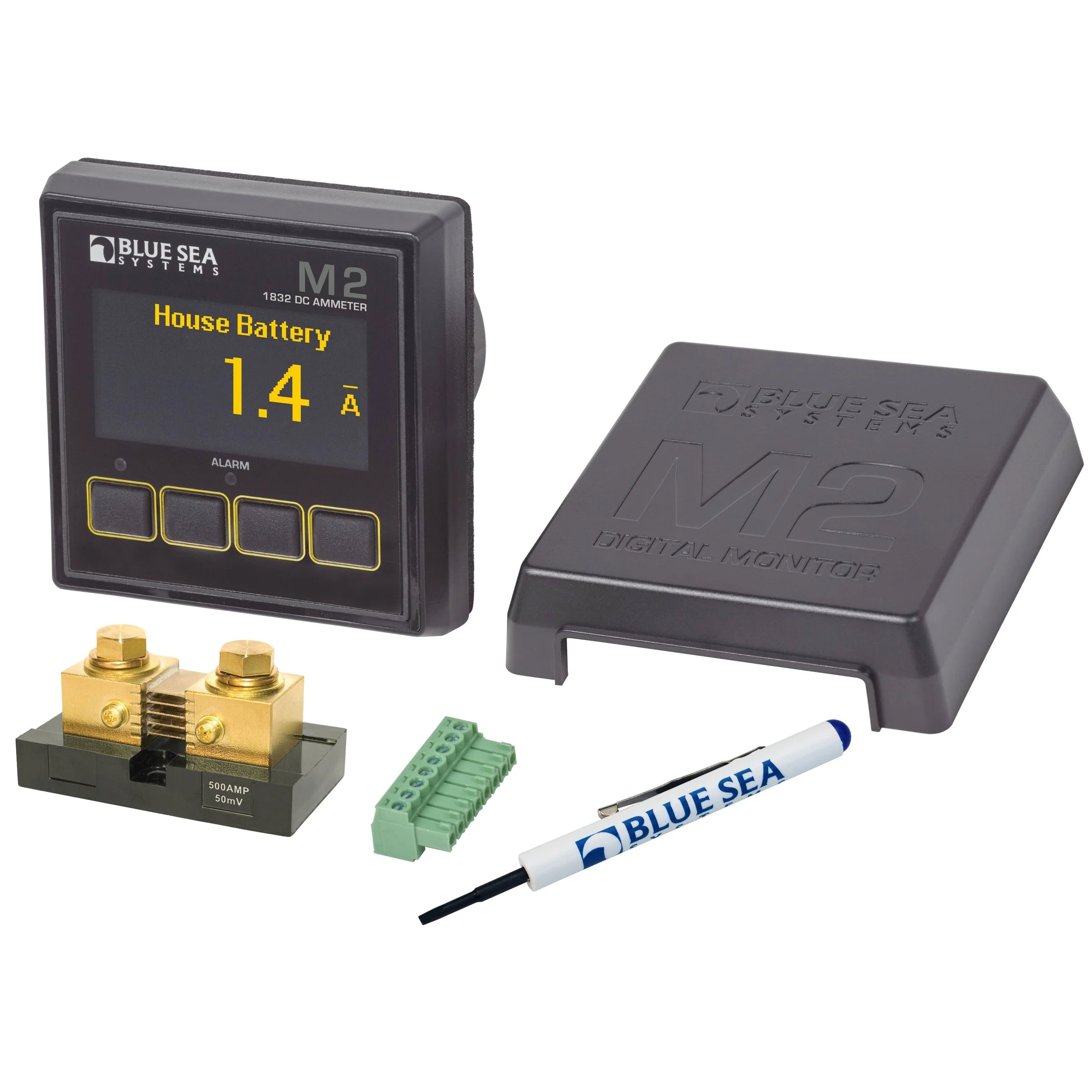 Blue Sea Systems M2 OLED Digital Monitor, IP66 — Quality Boat Parts