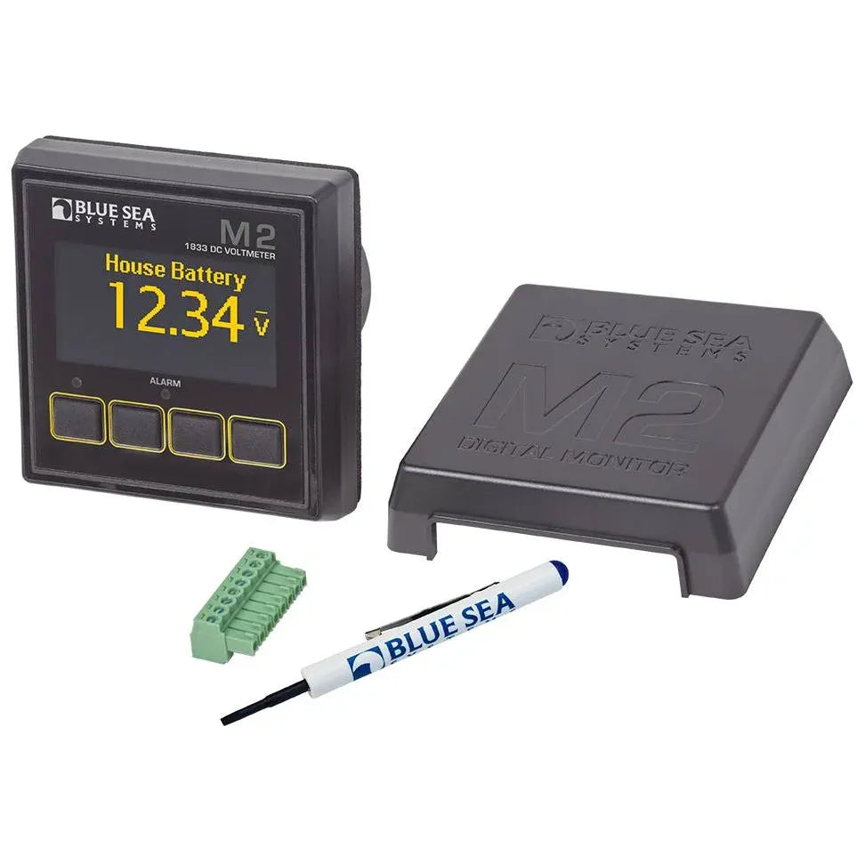 Blue Sea Systems M2 OLED Digital Monitor, IP66 — Quality Boat Parts