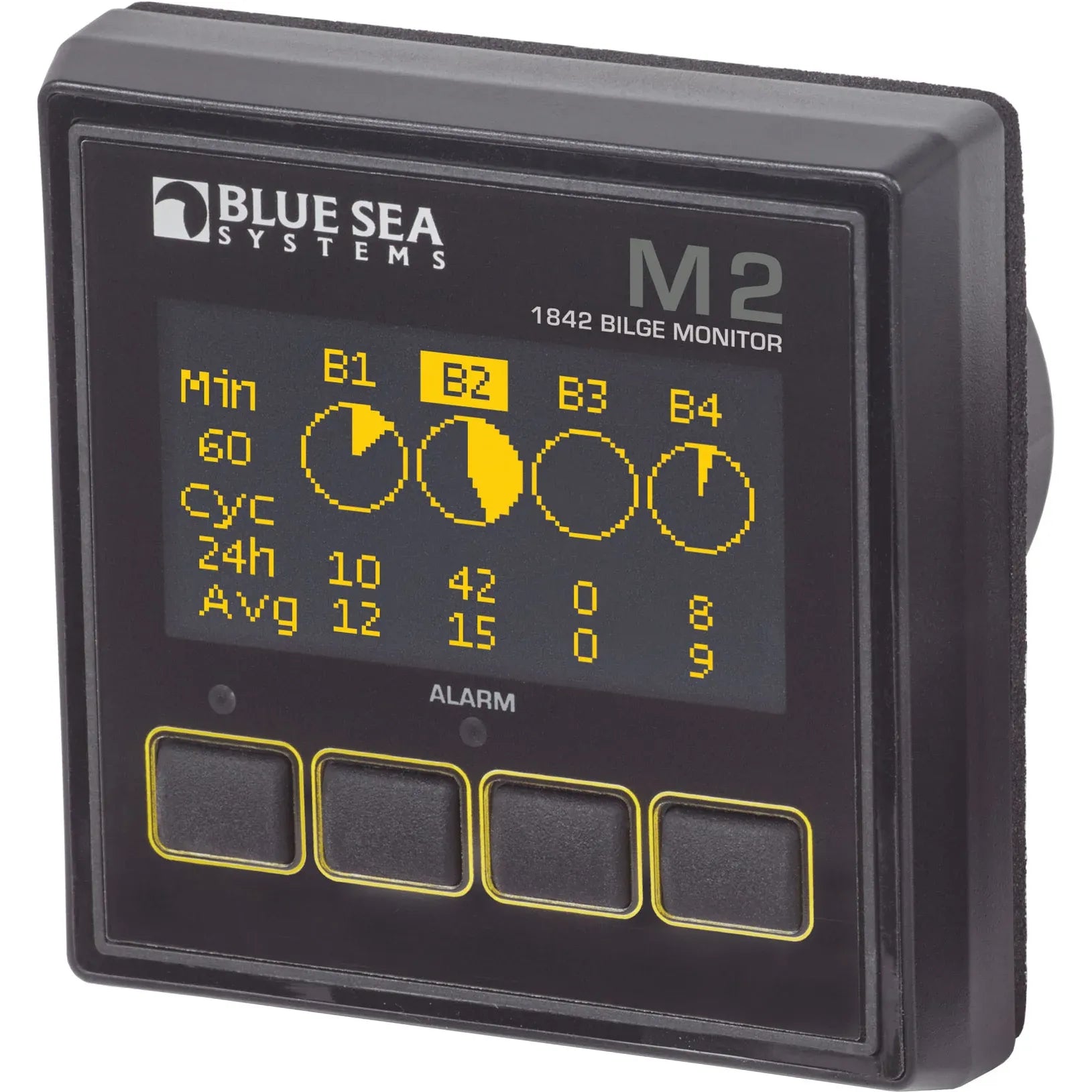 Blue Sea Systems M2 OLED Digital Monitor, IP66 — Quality Boat Parts