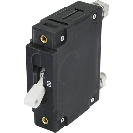 Blue Sea Systems C-Series Toggle Circuit Breaker, Single Pole, AC/DC, Magnetic Hydraulic, Trip Free — Quality Boat Parts