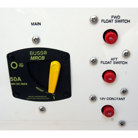 Blue Sea Systems 187-Series Switchable Thermal Circuit Breaker, 48V DC, Type III, Trip-Free, Ignition Protected — Quality Boat Parts