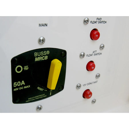Blue Sea Systems 187-Series Switchable Thermal Circuit Breaker, 48V DC, Type III, Trip-Free, Ignition Protected — Quality Boat Parts
