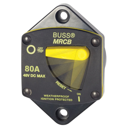 Blue Sea Systems 187-Series Switchable Thermal Circuit Breaker, 48V DC, Type III, Trip-Free, Ignition Protected — Quality Boat Parts