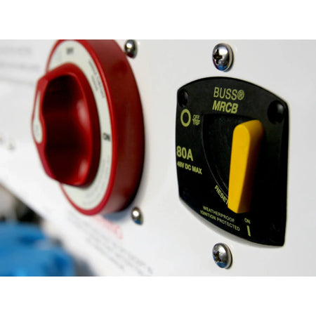 Blue Sea Systems 187-Series Switchable Thermal Circuit Breaker, 48V DC, Type III, Trip-Free, Ignition Protected — Quality Boat Parts