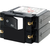 Blue Sea Systems A-Series Raised Rocker Circuit Breaker, Double Pole, 120/240V AC, 32V DC, Magnetic Hydraulic, Trip-Free — Quality Boat Parts