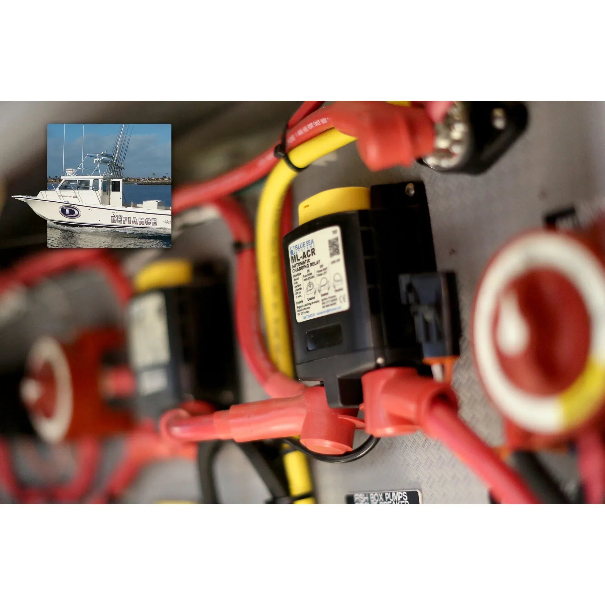 Blue Sea Systems ML-ACR Automatic Charging Relay, 500A, Magnetic Latching, Dual Sensing — Quality Boat Parts