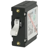 Blue Sea Systems A-Series Single Pole Toggle Circuit Breaker, AC/DC, Trip-Free — Quality Boat Parts