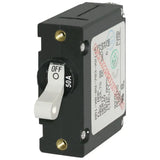 Blue Sea Systems A-Series Single Pole Toggle Circuit Breaker, AC/DC, Trip-Free — Quality Boat Parts