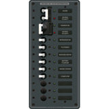 Blue Sea Systems Traditional Metal AC Main Source Selector Panel, Lockout Slide, Reverse Polarity LED — Quality Boat Parts