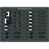 Blue Sea Systems Traditional Metal AC Source Selector Panel, 2 Sources, Lockout Slide — Quality Boat Parts