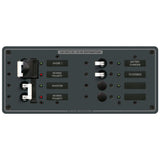 Blue Sea Systems Traditional Metal AC Source Selector Panel, 2 Sources, Lockout Slide — Quality Boat Parts