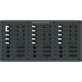 Blue Sea Systems Traditional Metal AC Main Circuit Breaker Panel, 120V AC, White Toggle Breakers, Non-Metered — Quality Boat Parts