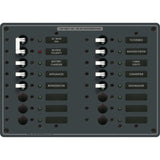 Blue Sea Systems Traditional Metal AC Main Circuit Breaker Panel, 120V AC, White Toggle Breakers, Non-Metered — Quality Boat Parts