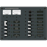 Blue Sea Systems Traditional Metal AC Main Circuit Breaker Panel, 120V AC, White Toggle, Metered — Quality Boat Parts