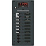 Blue Sea Systems Traditional Metal AC Main + Branch Circuit Breaker Panel, 230V AC, Digital Multi-Function Meter — Quality Boat Parts