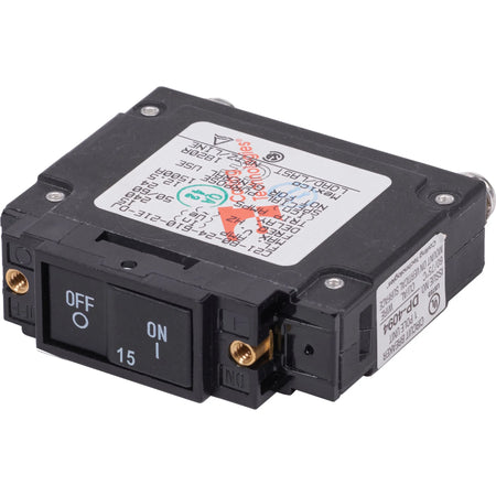 Blue Sea Systems UL-489 Circuit Breaker, 1-Pole, 240V AC, Flat Rocker — Quality Boat Parts