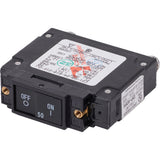Blue Sea Systems UL-489 Circuit Breaker, 1-Pole, 240V AC, Flat Rocker — Quality Boat Parts