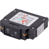 Blue Sea Systems UL-489 Circuit Breaker, 1-Pole, 240V AC, Flat Rocker — Quality Boat Parts