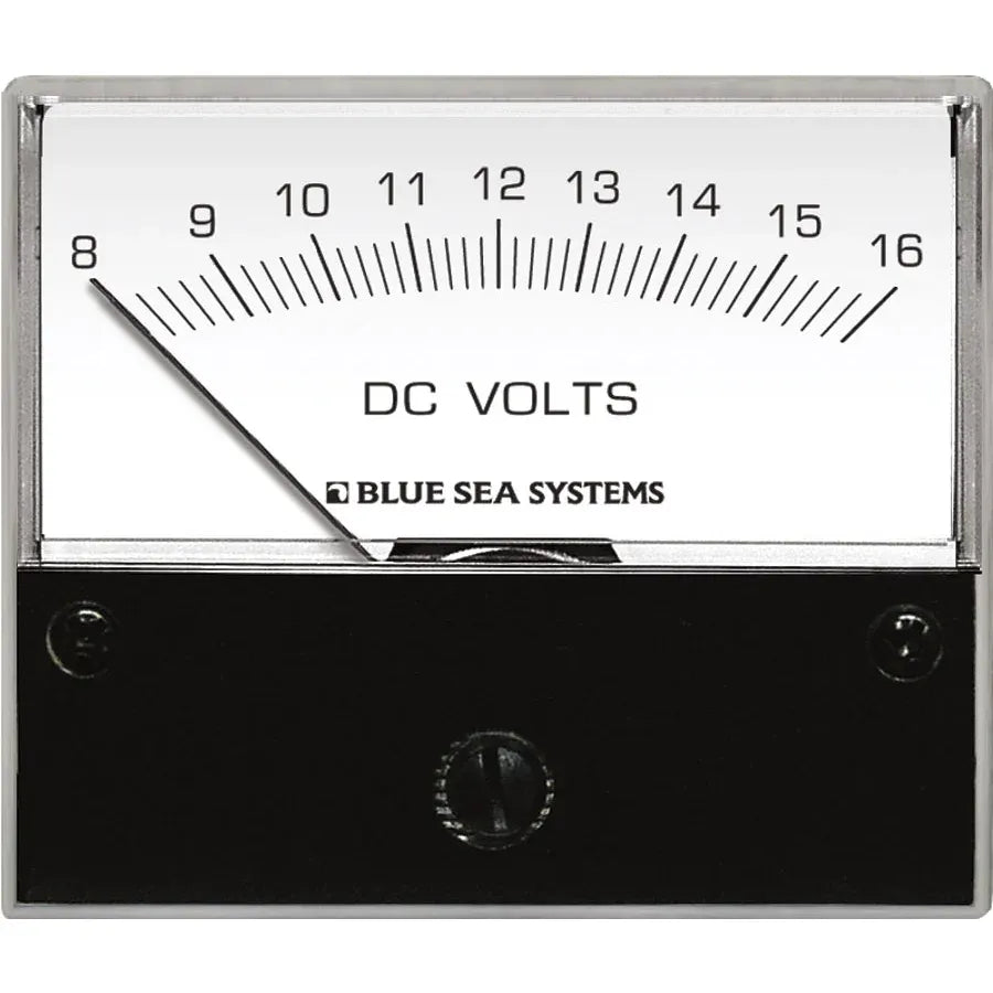 Blue Sea Systems Analog DC Voltmeter, Backlit Meter Face — Quality Boat Parts